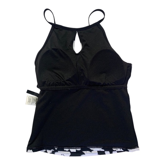 Ellen Tracy Tankini Swim Top - Picture 3 of 10